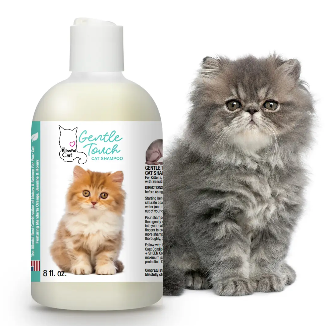 Gentle Touch Cat Shampoo for Kittens, Senior & Sensitive Cats