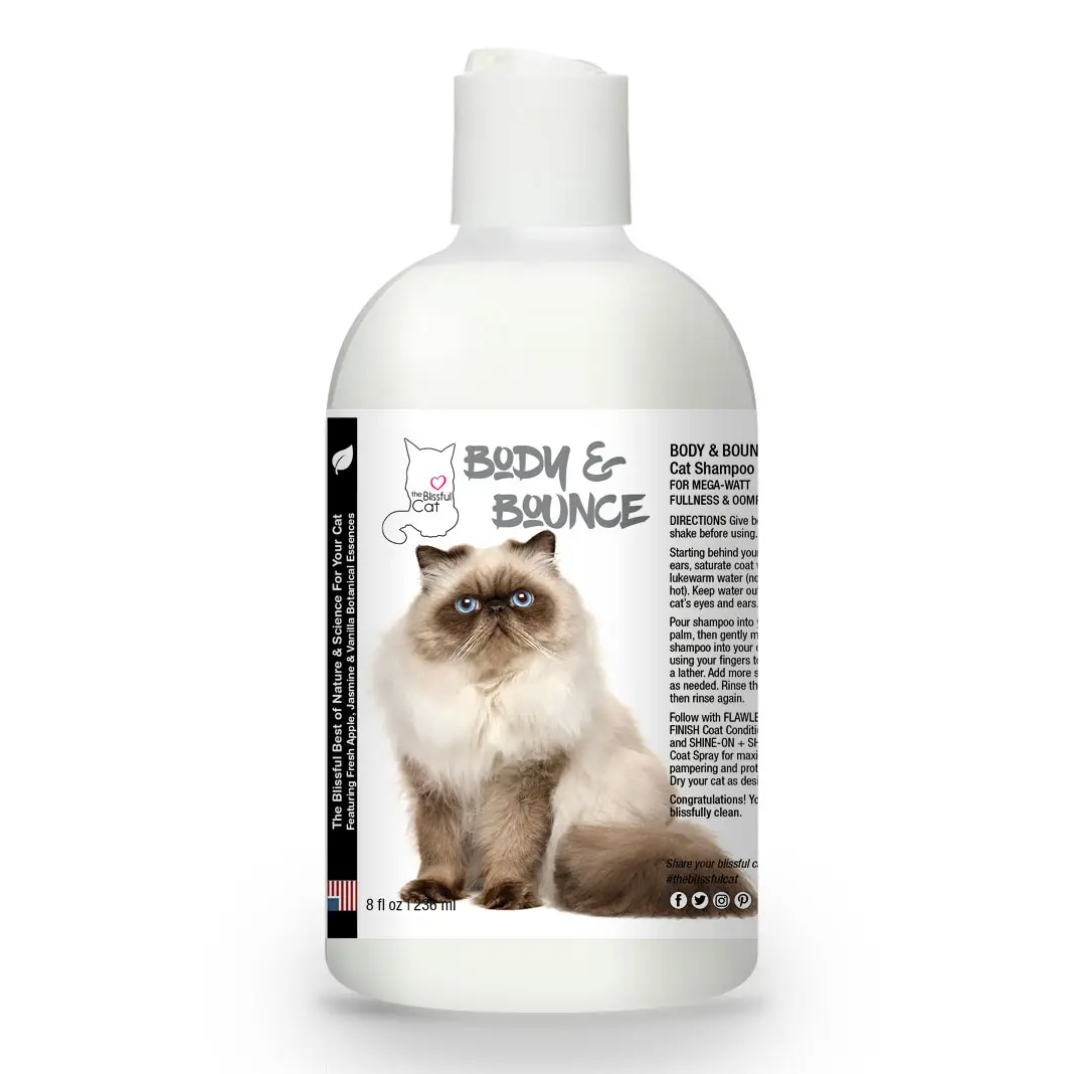Blissful Cat Body & Bounce Shampoo for Coats That Need Love