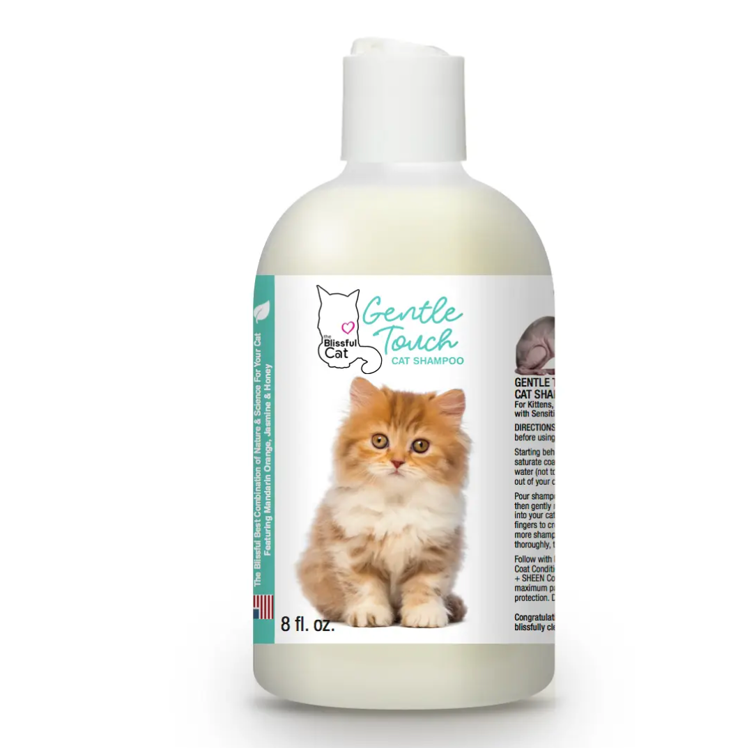 Gentle Touch Cat Shampoo for Kittens, Senior & Sensitive Cats