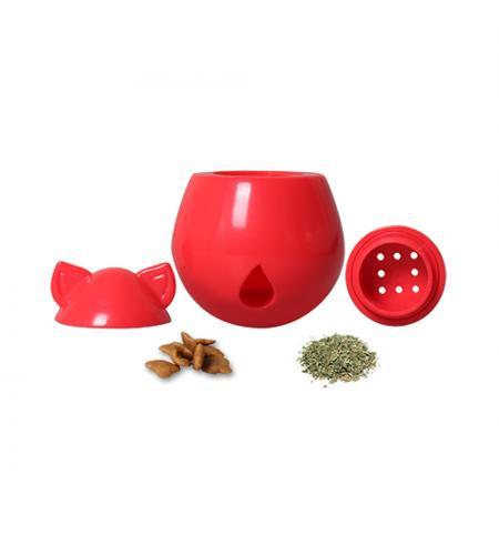 Interactive Cat Treat Dispenser / Toy - Red Watermelon